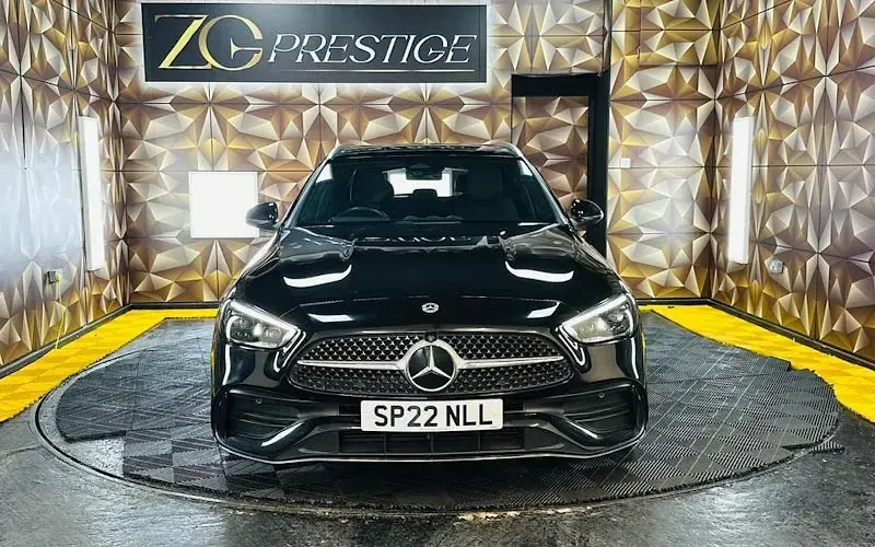 Used Mercedes C220 AMG Line Premium 200 HP (147 kW) 2022 Black Estate