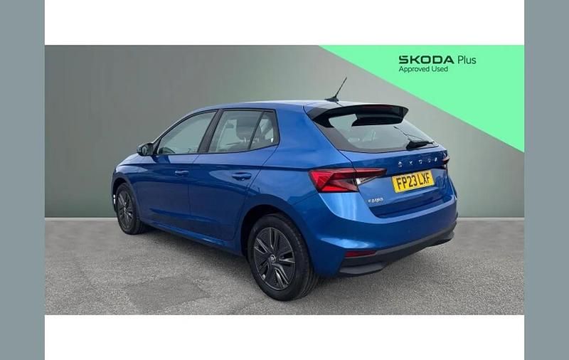 Used Skoda Fabia Comfort 95 HP (69 kW) 2023 Blue Hatchback