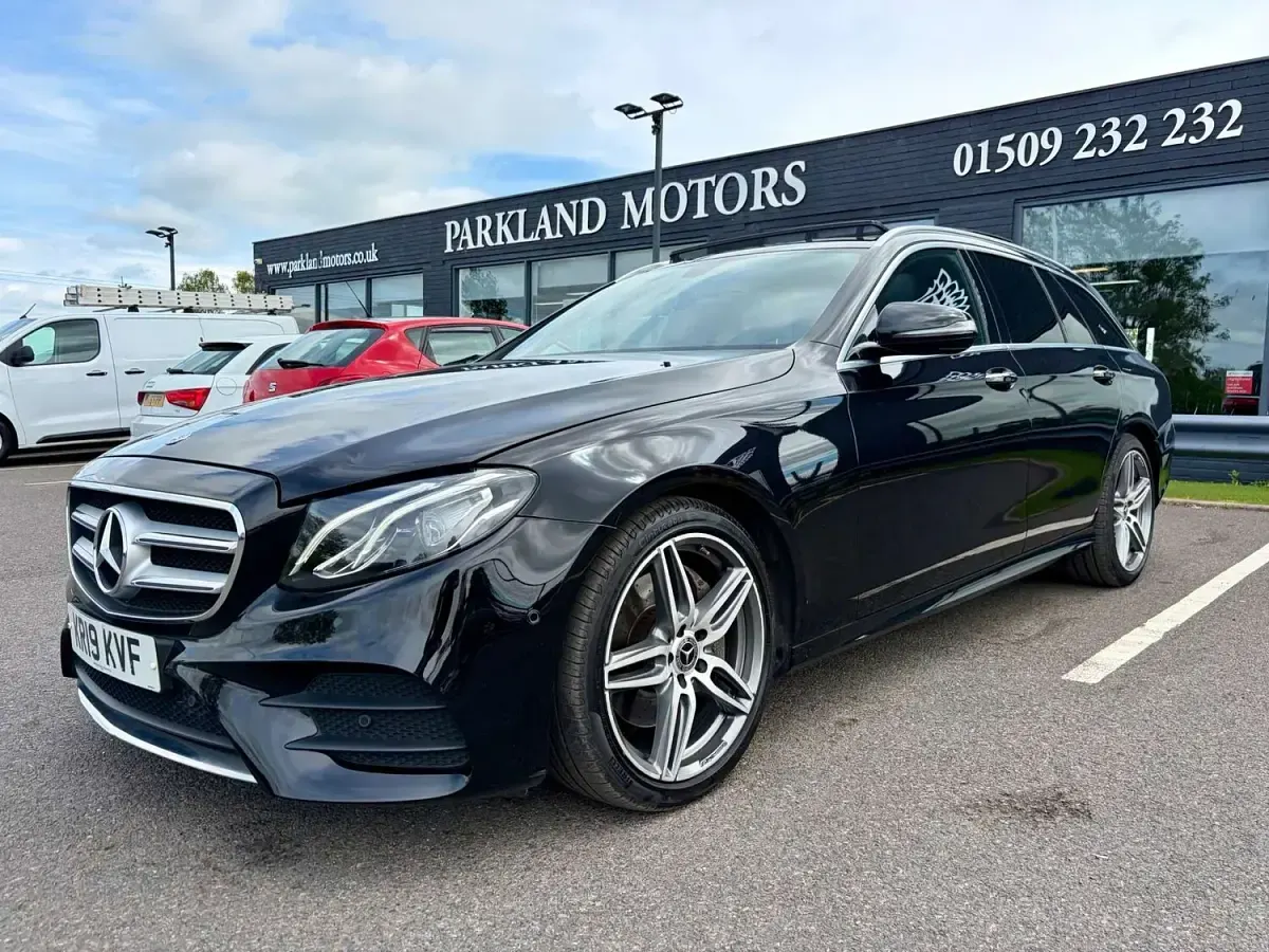 Used Mercedes E200 AMG Line Premium 184 HP (135 kW) 2019 Black Estate