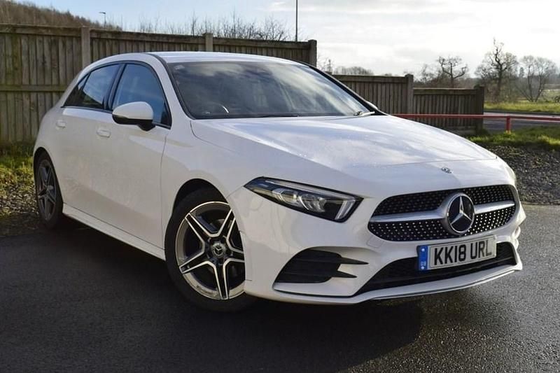 White Used 2018 Mercedes A180 AMG line Hatchback | £15,350 (A bit pricey) - Image 1/1