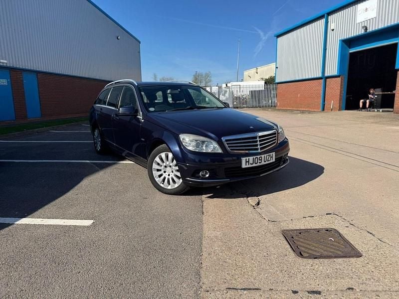 Begagnad Mercedes C220 Elegance 2009 Blå Kombi