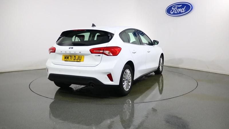 Used Ford Focus Titanium 2022 White Hatchback