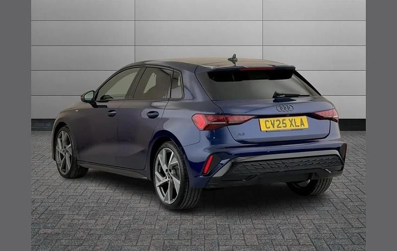 Used Audi A3 Black Edition 147 HP (108 kW) 2025 Blue Hatchback