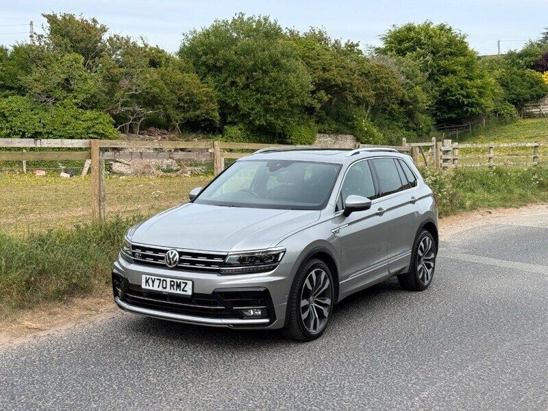 Silver Used 2020 VW Tiguan R-line SUV | £18,995 (Good price) - Image 1/4