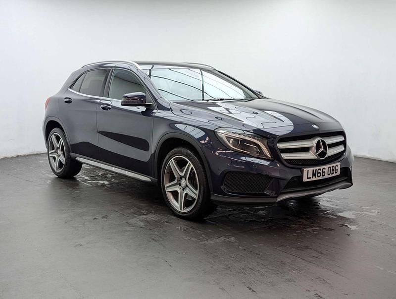 Used Mercedes GLA220 AMG line 177 HP (130 kW) 2016 Blue SUV