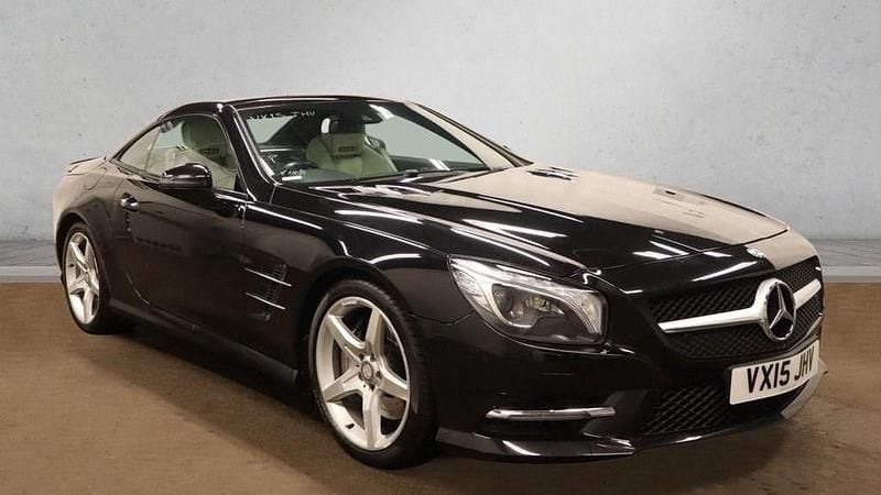 Black Used 2015 Mercedes SL400 AMG Cabriolet | £16,799 (Fair price) - Image 1/4