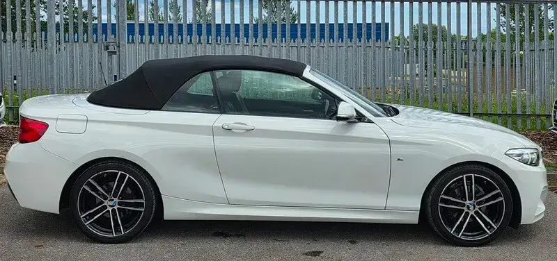 Used BMW 218 M Sport 136 HP (100 kW) 2019 White Cabriolet