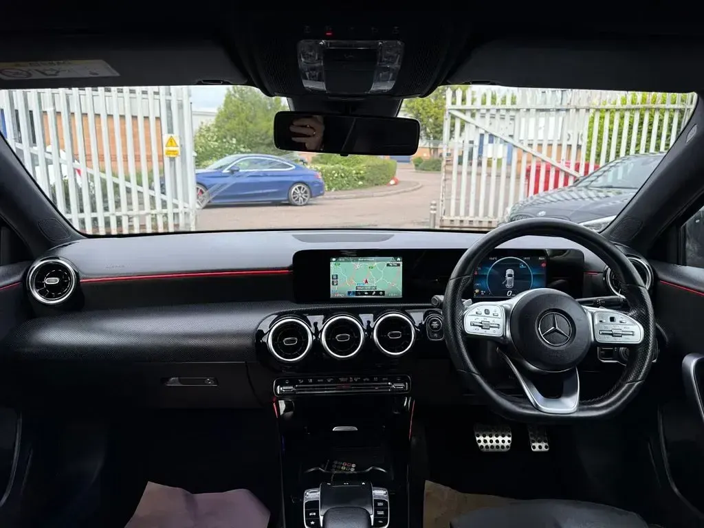 Used Mercedes A200 AMG line 2018 Black Hatchback