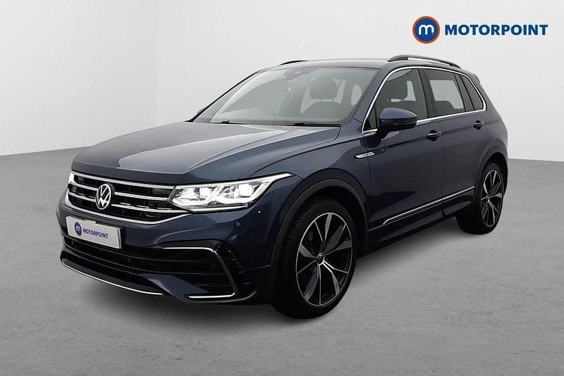 Used VW Tiguan R-line 150 HP (110 kW) 2022 Blue SUV