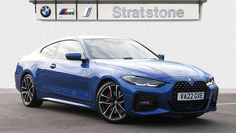 Blue Used 2022 BMW 420 M Sport Coupe | £27,994 (Super price) - Image 1/4