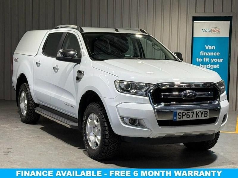 White Used 2017 Ford Ranger Limited Pickup | £13,750 (Fair price) - Image 1/3