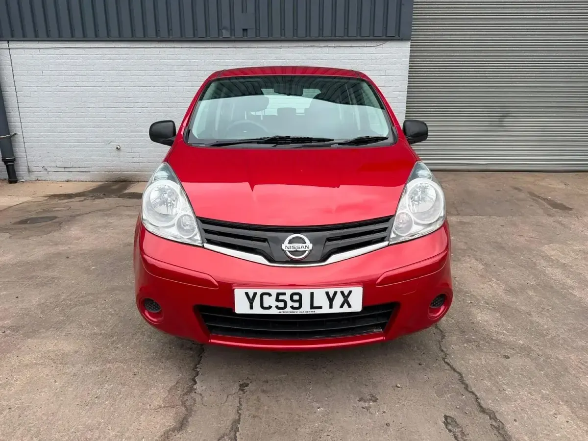 Used Nissan Note Visia 110 HP (80 kW) 2009 Red Hatchback