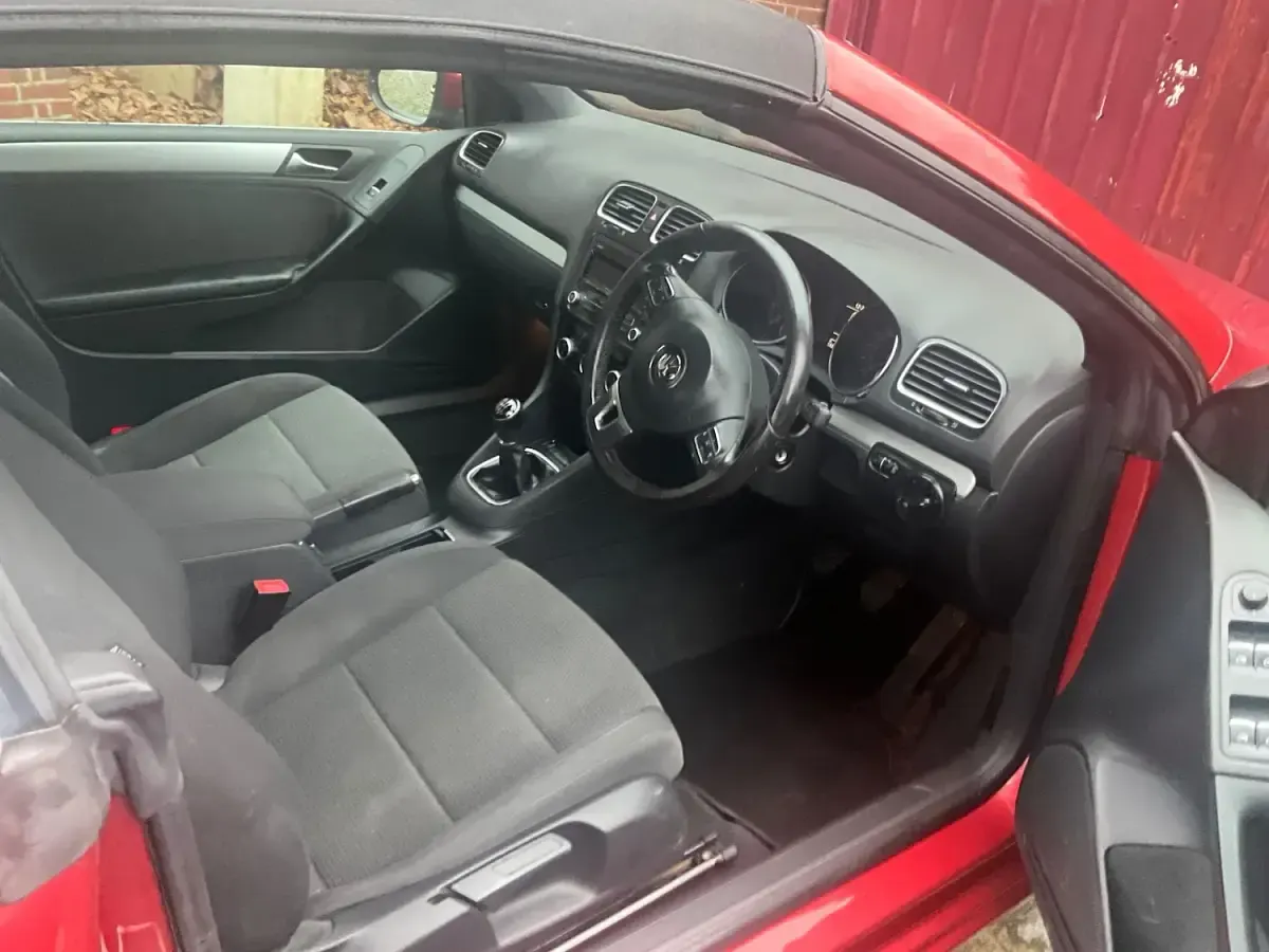 Used VW Golf Cabriolet S 2013 Red Cabriolet