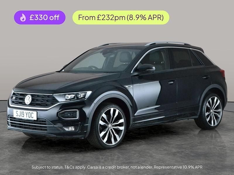 Used VW T-Roc R-line 150 HP (110 kW) 2019 Black SUV