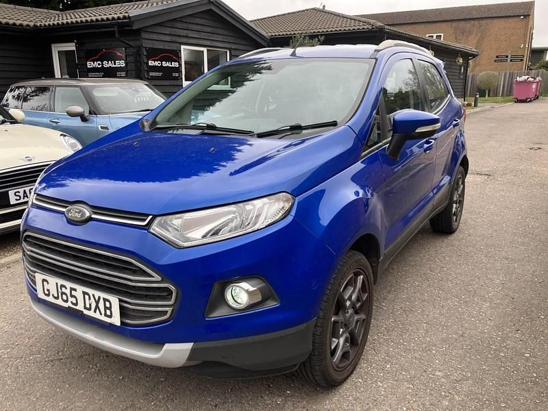 Used Ford Ecosport Titanium 125 HP (91 kW) 2015 Blue SUV
