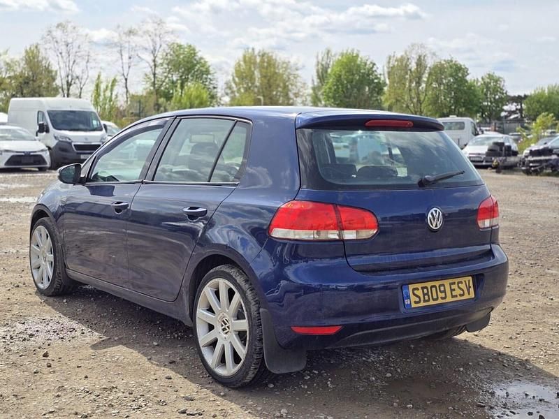Used VW Golf VI S 102 HP (75 kW) 2009 Blue Hatchback