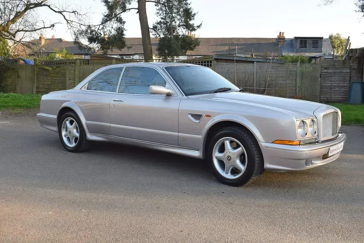 Used Bentley Continental Mulliner 420 HP (308 kW) 2002 Silver Coupe