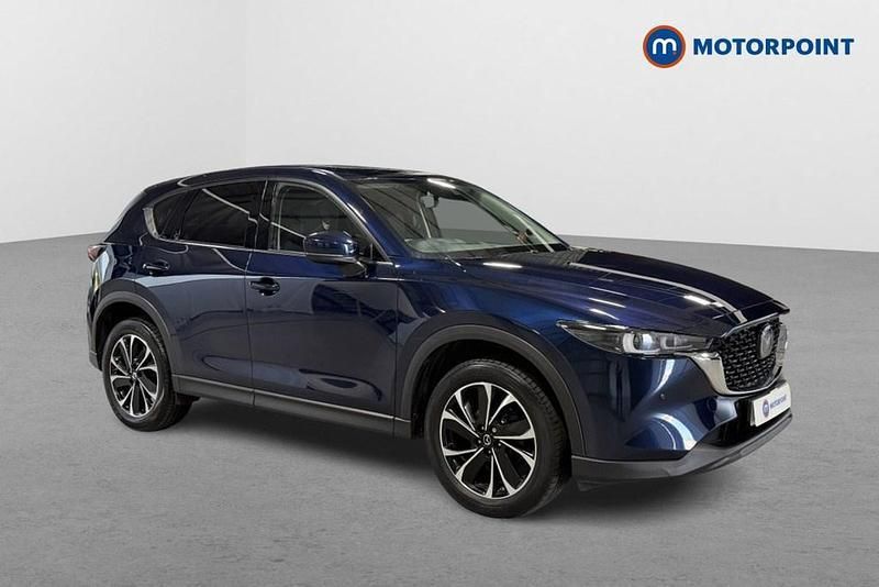 Blue Used 2023 Mazda CX-5 Exclusive-Line SUV | £19,199 (Fair price) - Image 1/4