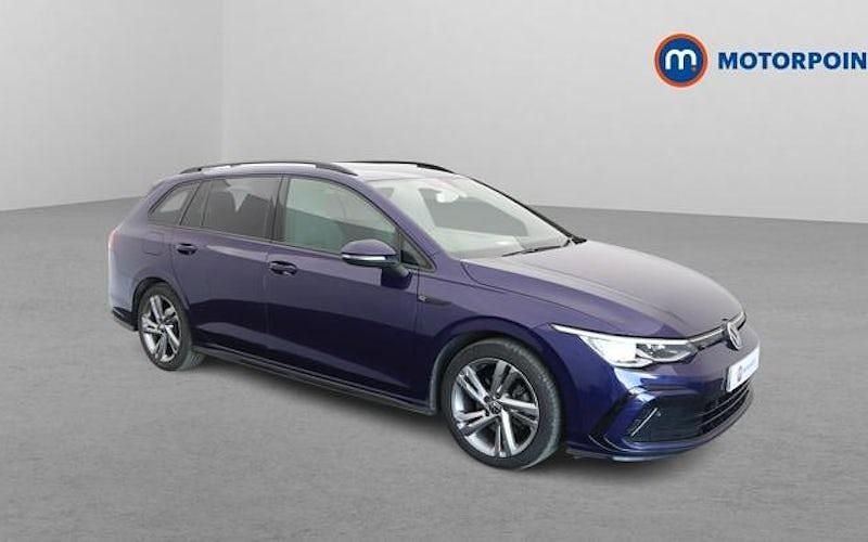 Blue Used 2022 VW Golf VIII R-line Estate | £19,299 (Fair price) - Image 1/4