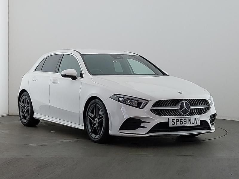 White Used 2020 Mercedes A180 AMG line Hatchback | £15,498 (Fair price) - Image 1/4