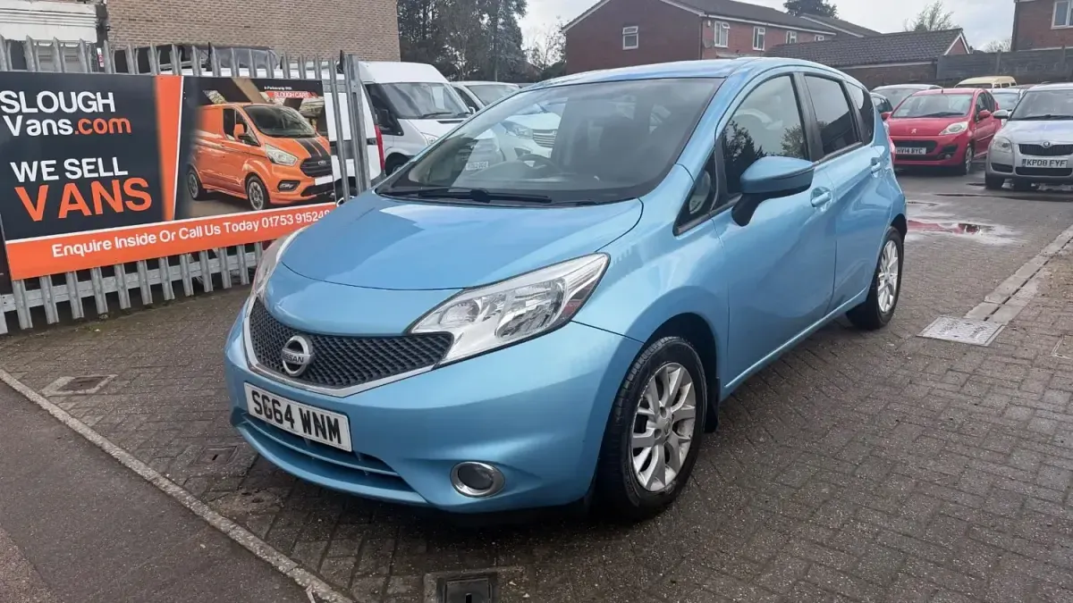 Używany Nissan Note Acenta 90 KM (66 kW) 2014 Niebieski Hatchback