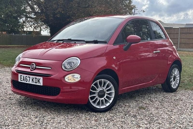 Red Used 2018 Fiat 500 Pop Star Hatchback | £6,450 (Good price) - Image 1/1