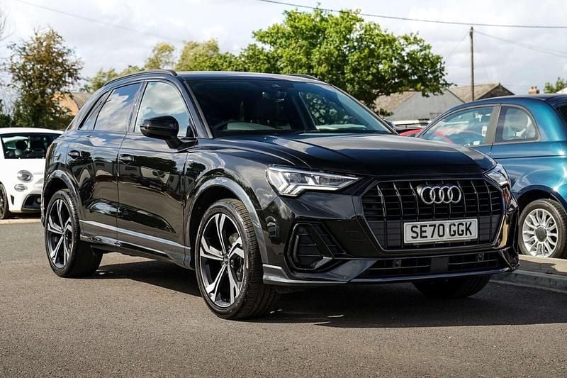 Black Used 2020 Audi Q3 S-Line SUV | £24,995 (Expensive) - Image 1/4