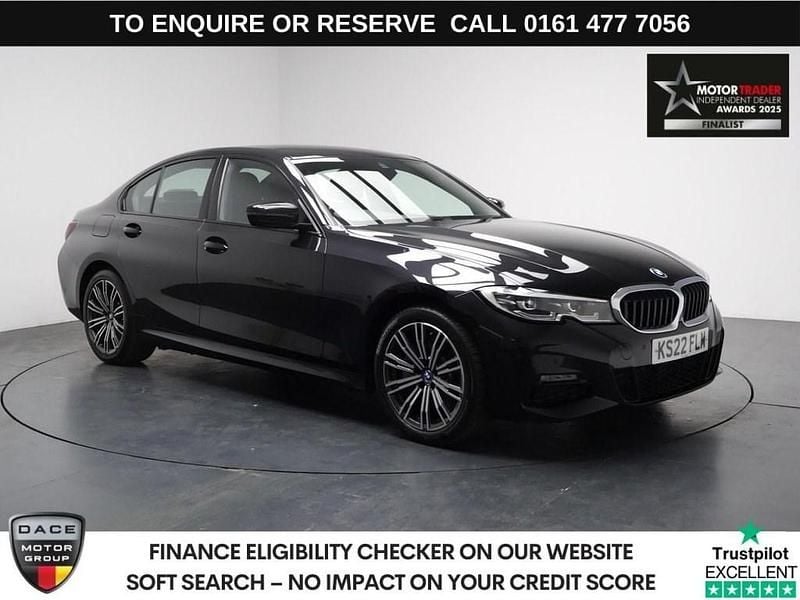 Black Used 2022 BMW 330e M Sport Sedan | £20,990 (Good price) - Image 1/3