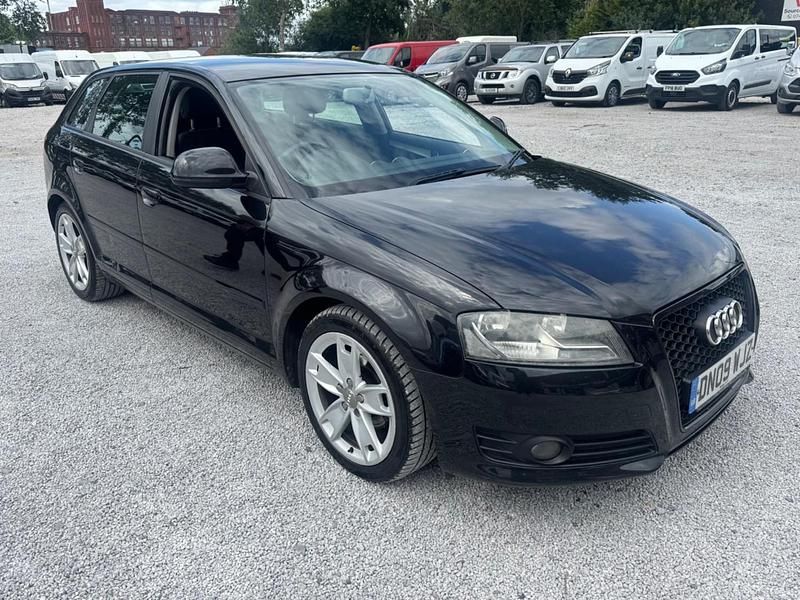 Black Used 2009 Audi A3 Sport Hatchback | £1,750 (Fair price) - Image 1/4