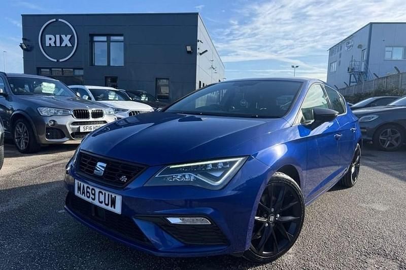 Used Seat Leon Black Edition 130 HP (95 kW) 2019 Blue Hatchback