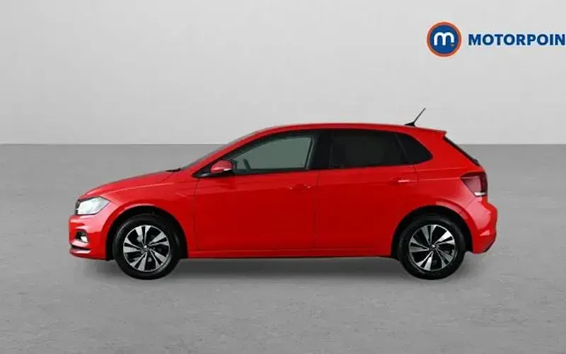 Used VW Polo Match 80 HP (58 kW) 2021 Red Hatchback