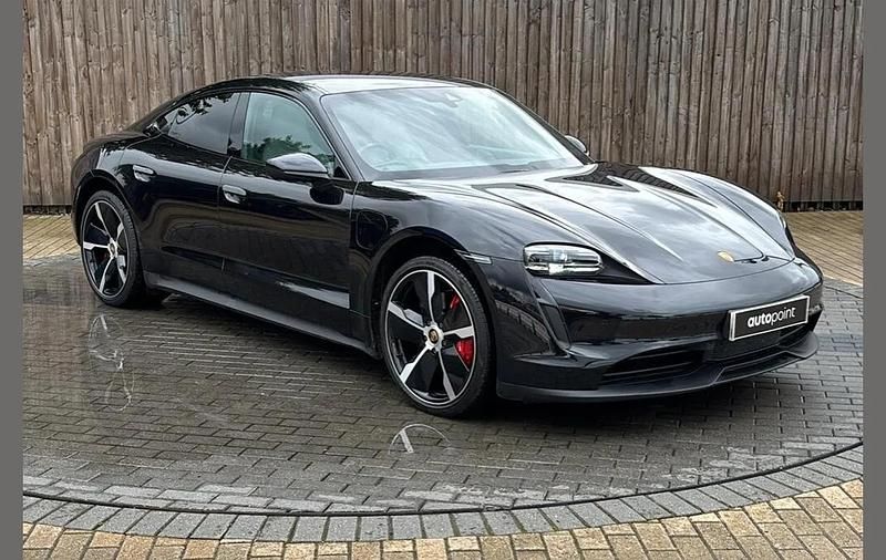 Black Used 2021 Porsche Taycan Sedan | £53,249 (Fair price) - Image 1/3
