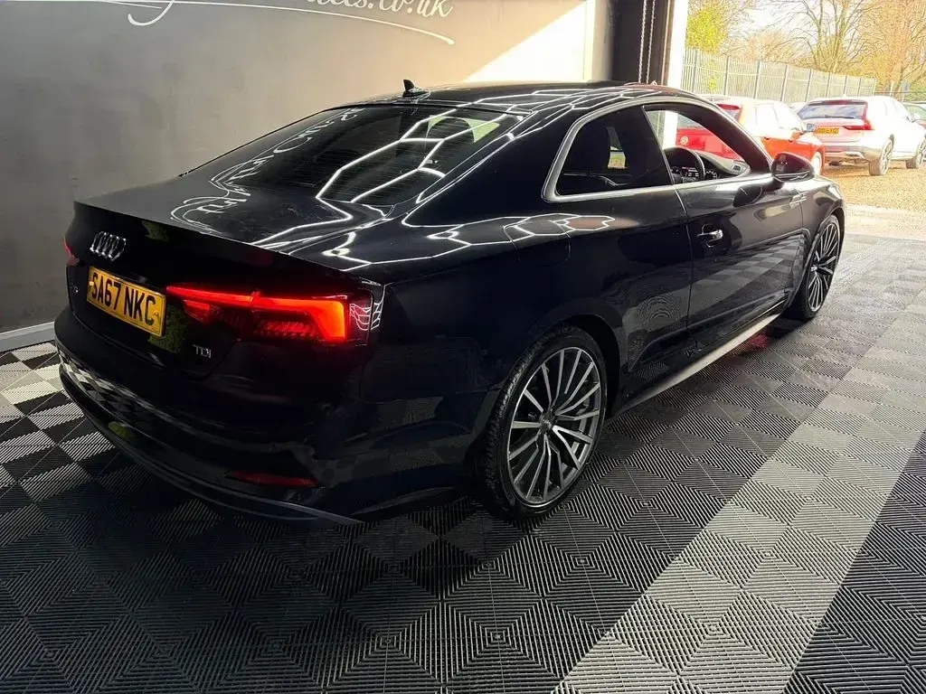Used Audi A5 S-Line 190 HP (139 kW) 2017 Black Coupe