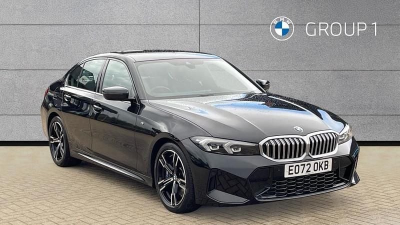 Black Used 2023 BMW 330 M Sport | £32,303 (A bit pricey) - Image 1/4