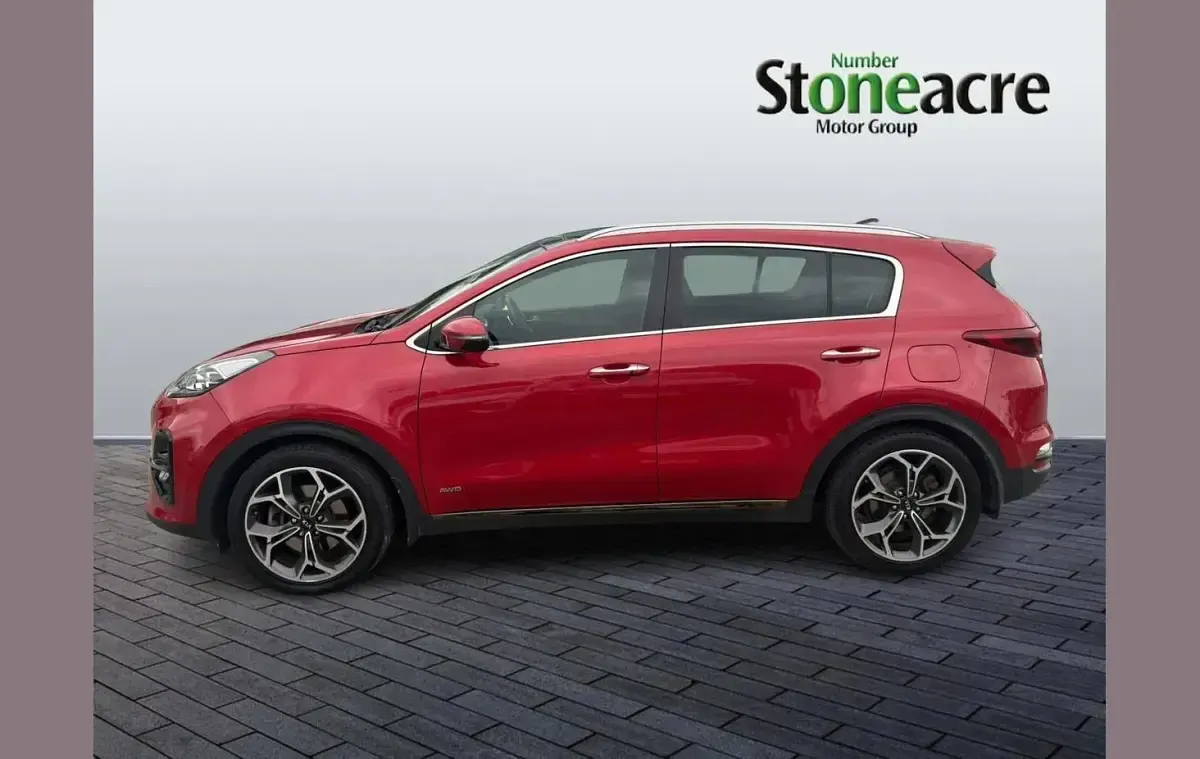 Used Kia Sportage GT-Line S 185 HP (136 kW) 2019 Red SUV