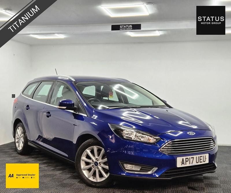 Blue Used 2017 Ford Focus Titanium Estate | £6,995 (Good price) - Image 1/4