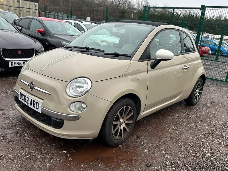 Used Fiat 500 85 HP (62 kW) 2013 Beige Cabriolet