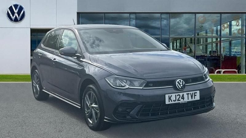 Grey Used 2024 VW Polo R-line Hatchback | £19,329 (Good price) - Image 1/4