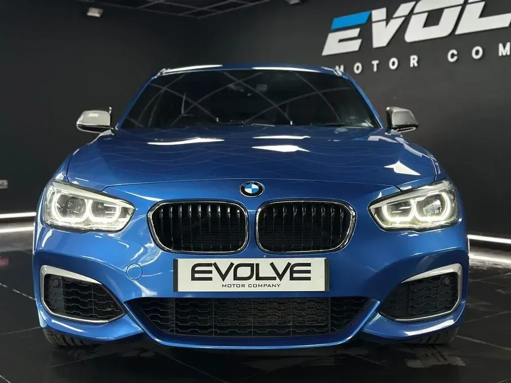 Used BMW M140 M Sport 335 HP (246 kW) 2017 Blue Hatchback