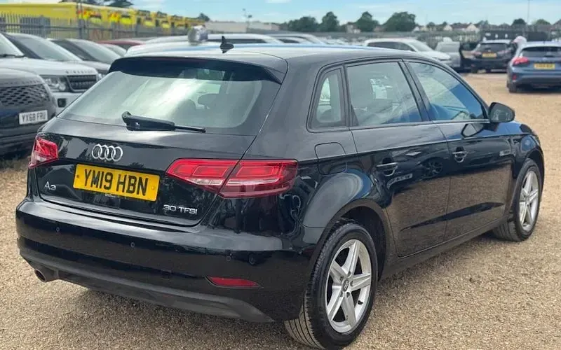 Used Audi A3 Sportback Design 116 HP (85 kW) 2019 Black Hatchback