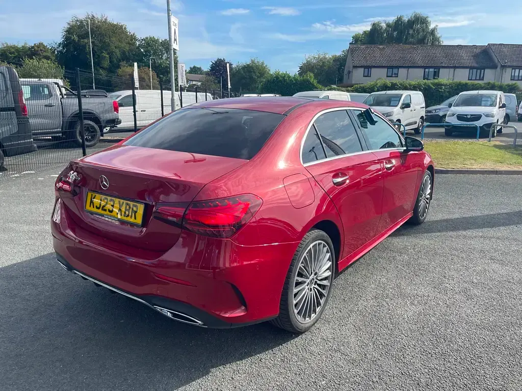 Used Mercedes A250 AMG Line Premium Plus 15 HP (11 kW) 2023 Red Sedan