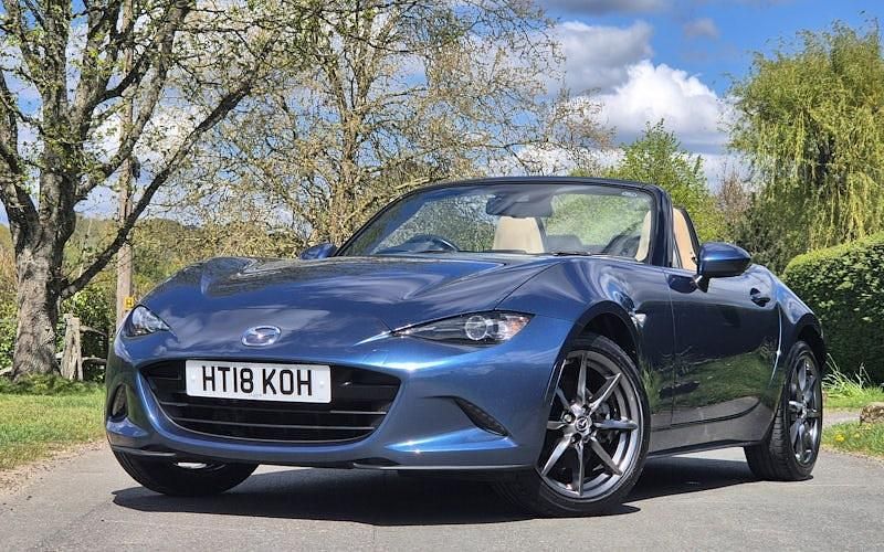 Begagnad Mazda MX5 Inclusive 160 HK (117 kW) 2018 Blå Cab