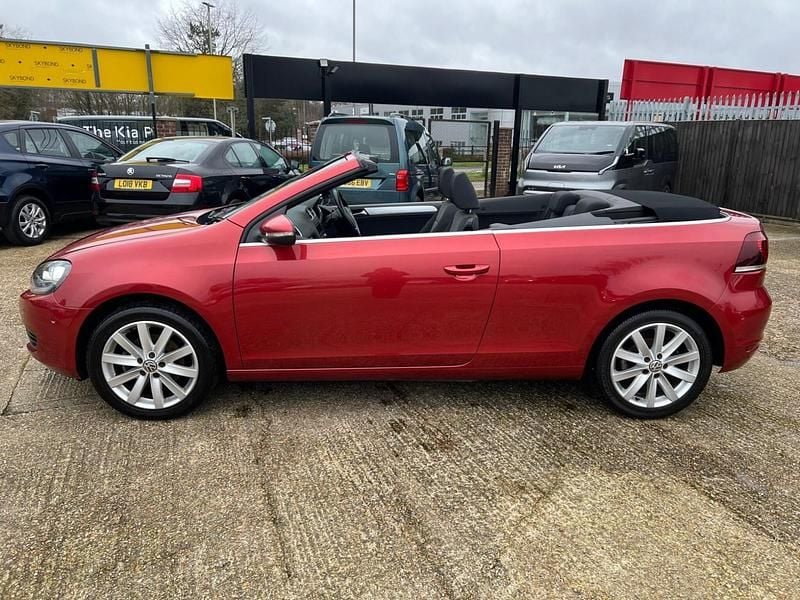 Used VW Golf Cabriolet S 2014 Red Cabriolet