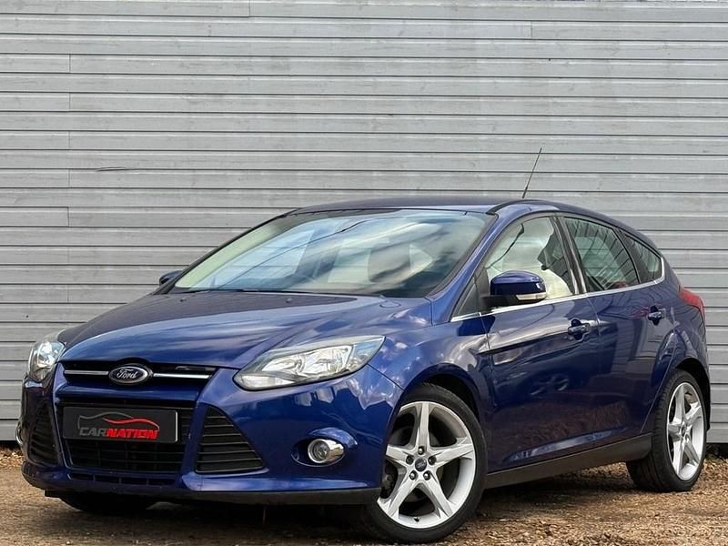 Used Ford Focus Titanium 2013 Blue Hatchback