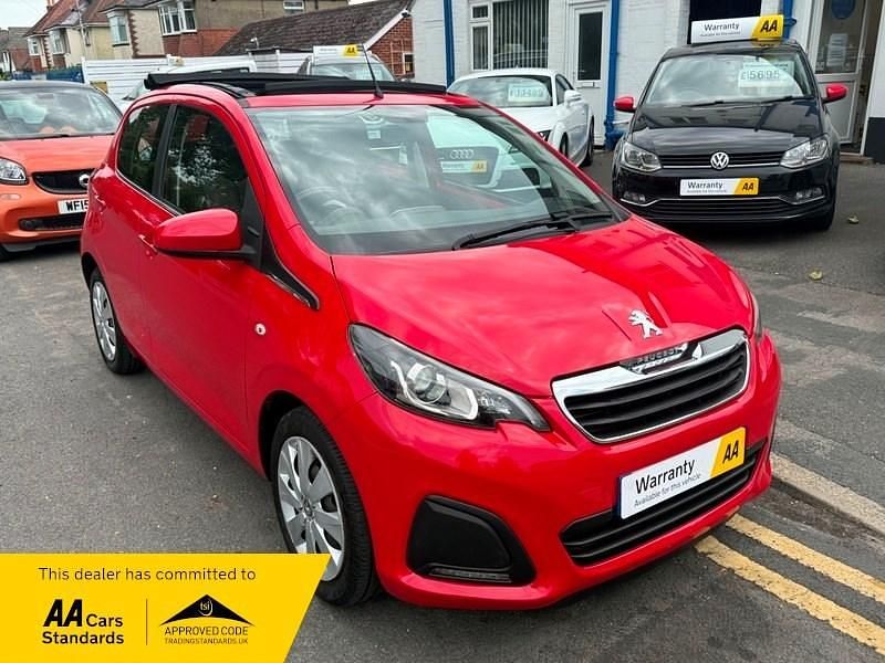 Red Used 2015 Peugeot 108 Active Top Hatchback | £4,995 (A bit pricey) - Image 1/4