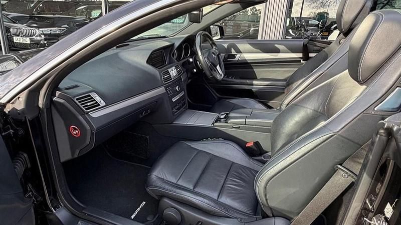 Used Mercedes E220 AMG line 2016 Black Cabriolet