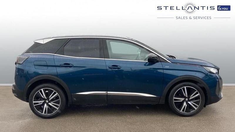 Blue Used 2021 Peugeot 3008 Premium SUV | £17,396 (Fair price) - Image 1/4