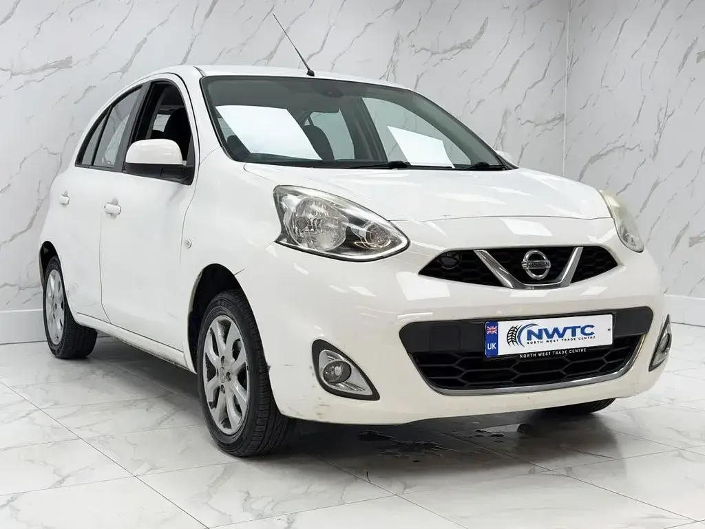Used Nissan Micra Acenta 80 HP (58 kW) 2015 White Hatchback