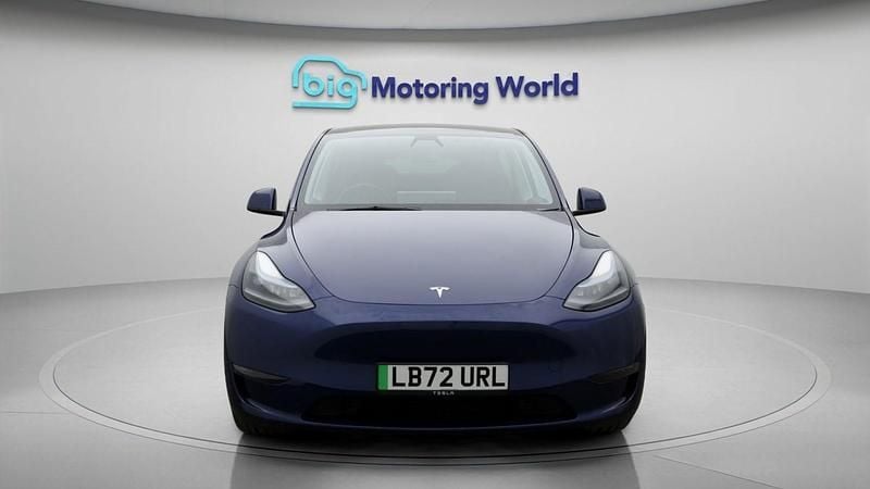 Used Tesla Model Y Long Range AWD 378 kW (514 HP) 2022 Blue SUV