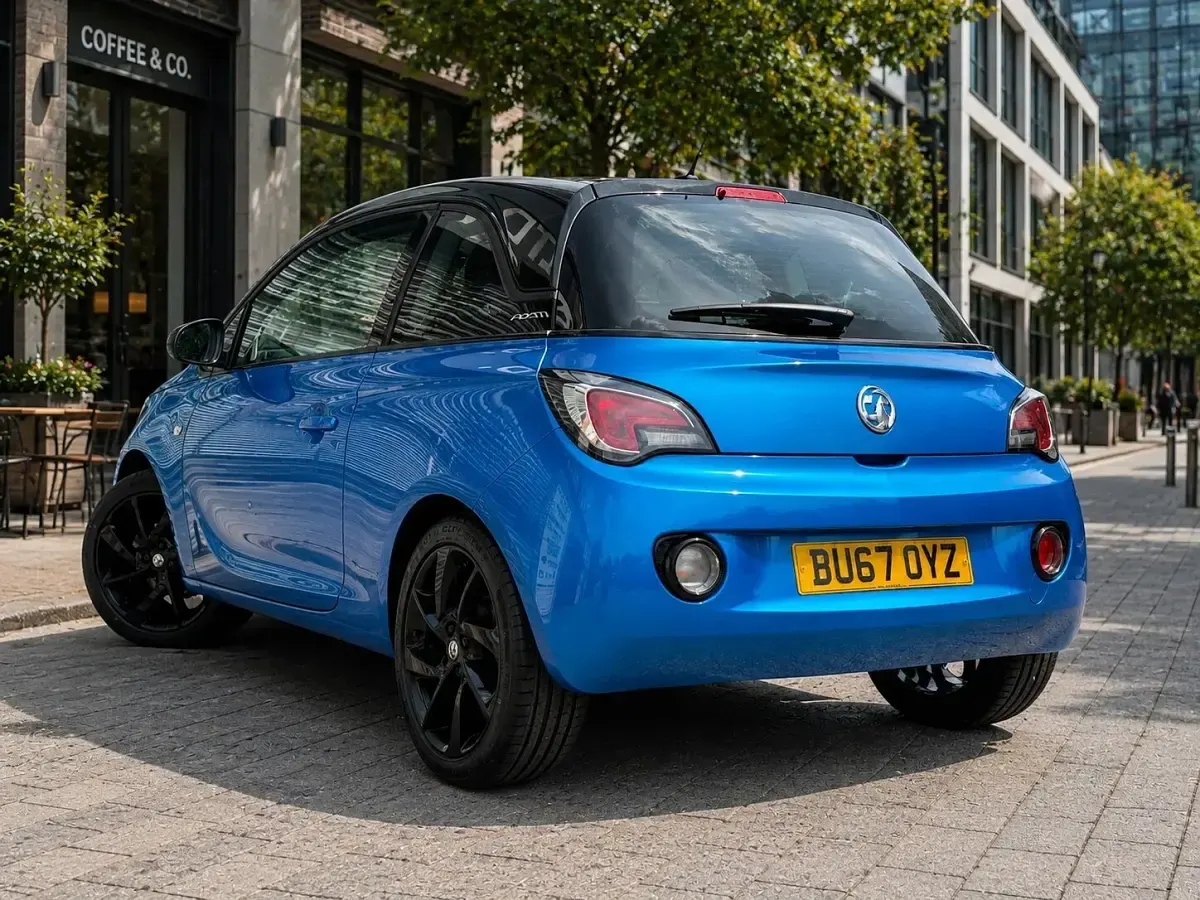 Used Vauxhall Adam S 70 HP (51 kW) 2017 Blue Hatchback